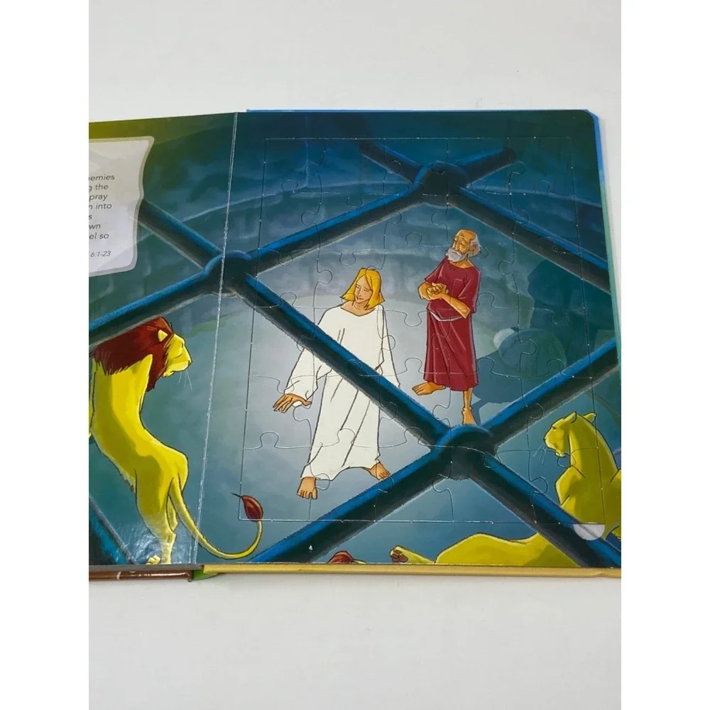 Kids Heroes Puzzle Bible (Kids Puzzle Bibles) Padded Hardcover 2018 Complete M5